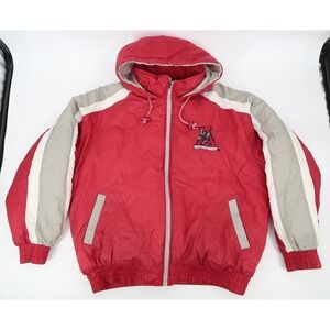 Vintage 90s Alabama Crimson Tide Puffer‎ Jacket Full Zip Size Large
